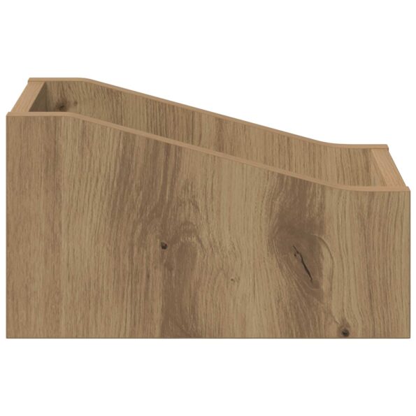 vidaXL Box na LP platne 2 ks Dub artisan 18 x 32 x 18 cm – Obrázok 6