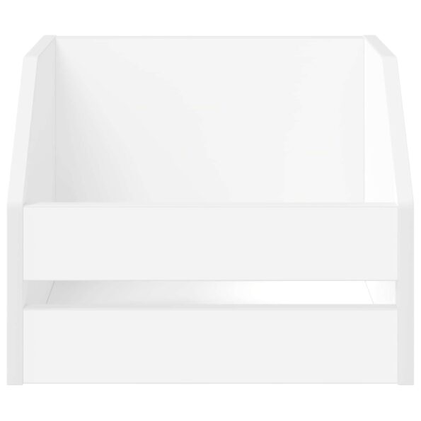 vidaXL Box na vinylové albumy 2 ks Biela 38 x 30 x 29 cm – Obrázok 5