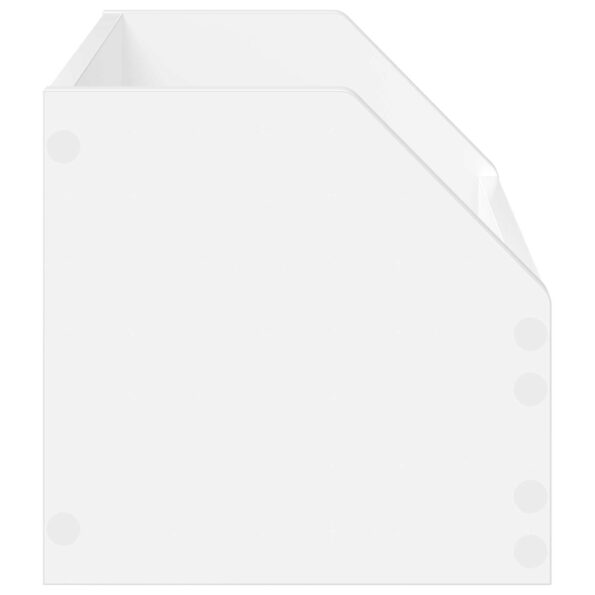 vidaXL Box na vinylové albumy 2 ks Biela 38 x 30 x 29 cm – Obrázok 6