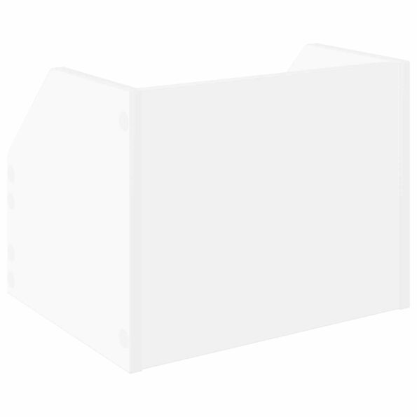vidaXL Box na vinylové albumy 2 ks Biela 38 x 30 x 29 cm – Obrázok 7