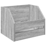 vidaXL Box na vinylové albumy 2 ks Sivý Sonoma 38 x 30 x 29 cm – Obrázok 4
