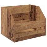 vidaXL Box na vinylové albumy 2 ks Dubové drevo 38 x 30 x 29 cm – Obrázok 4