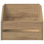 vidaXL Box na vinylové albumy Dub artisan 38 x 30 x 29 cm – Obrázok 4