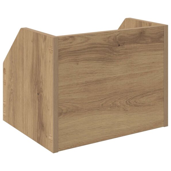 vidaXL Box na vinylové albumy Dub artisan 38 x 30 x 29 cm – Obrázok 6