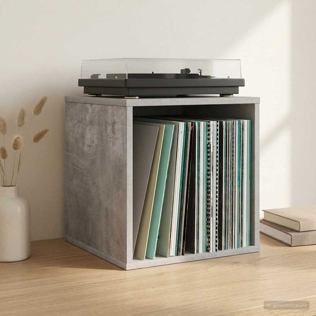 8012849_1.jpg vidaXL Box na vinylové albumy 2 ks Betónovo sivá 37 x 36,5 x 38 cm – Obrázok 1