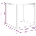vidaXL Box na vinylové albumy 2 ks Betónovo sivá 37 x 36,5 x 38 cm – Obrázok 10