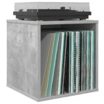 vidaXL Box na vinylové albumy 2 ks Betónovo sivá 37 x 36,5 x 38 cm – Obrázok 3