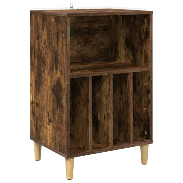 vidaXL Stojan na gramofón Dymový dub 47 x 39,5 x 74,5 cm – Obrázok 2