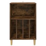 vidaXL Stojan na gramofón Dymový dub 47 x 39,5 x 74,5 cm – Obrázok 4