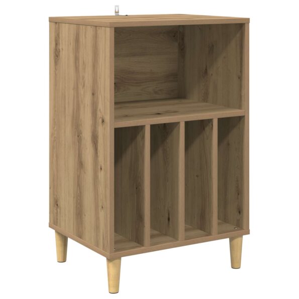 vidaXL Stojan na gramofón Dub artisan 47 x 39,5 x 74,5 cm – Obrázok 2