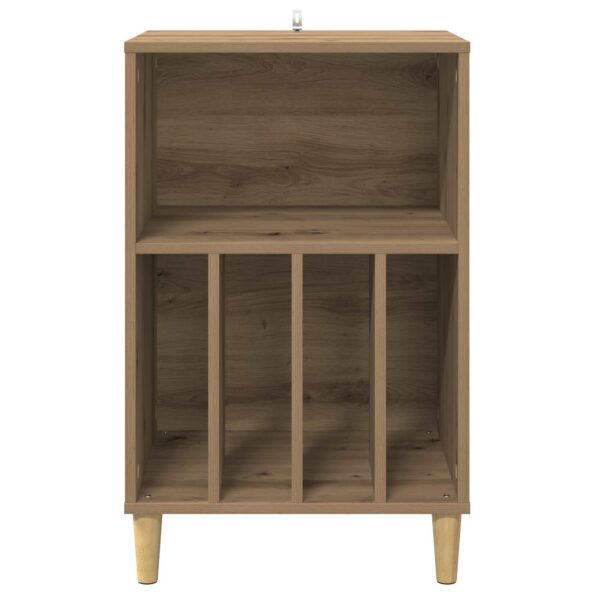 vidaXL Stojan na gramofón Dub artisan 47 x 39,5 x 74,5 cm – Obrázok 4