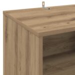 vidaXL Stojan na gramofón Dub artisan 47 x 39,5 x 74,5 cm – Obrázok 7