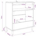 vidaXL Stojan na gramofón Čierny dub 71 x 39,5 x 83 cm – Obrázok 10