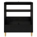 vidaXL Stojan na gramofón Čierny dub 71 x 39,5 x 83 cm – Obrázok 4