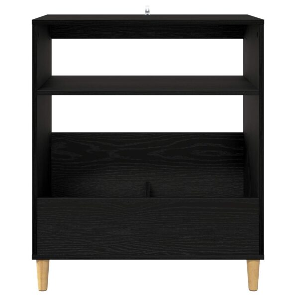 vidaXL Stojan na gramofón Čierny dub 71 x 39,5 x 83 cm – Obrázok 4