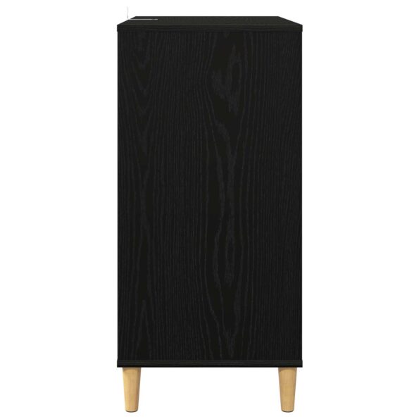 vidaXL Stojan na gramofón Čierny dub 71 x 39,5 x 83 cm – Obrázok 5