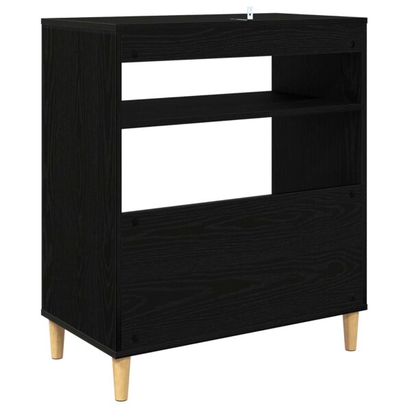 vidaXL Stojan na gramofón Čierny dub 71 x 39,5 x 83 cm – Obrázok 6