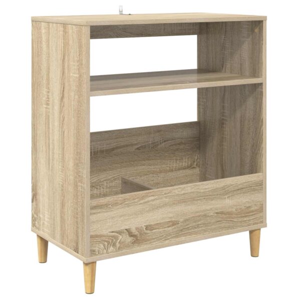 vidaXL Stojan na gramofón Dub sonoma 71 x 39,5 x 83 cm – Obrázok 2