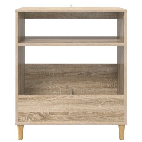 vidaXL Stojan na gramofón Dub sonoma 71 x 39,5 x 83 cm – Obrázok 4