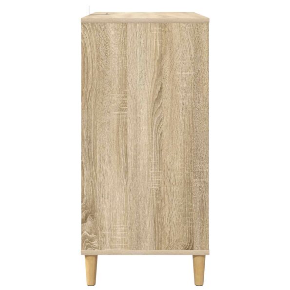 vidaXL Stojan na gramofón Dub sonoma 71 x 39,5 x 83 cm – Obrázok 5