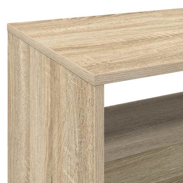 vidaXL Stojan na gramofón Dub sonoma 71 x 39,5 x 83 cm – Obrázok 7