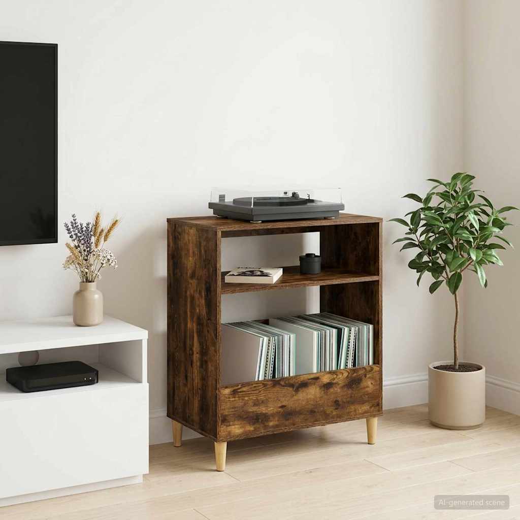 8012894_1.jpg vidaXL Stojan na gramofón Dymový dub 71 x 39,5 x 83 cm – Obrázok 1