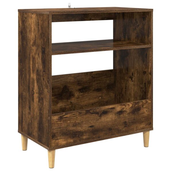vidaXL Stojan na gramofón Dymový dub 71 x 39,5 x 83 cm – Obrázok 2