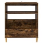 vidaXL Stojan na gramofón Dymový dub 71 x 39,5 x 83 cm – Obrázok 4