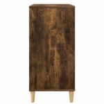 vidaXL Stojan na gramofón Dymový dub 71 x 39,5 x 83 cm – Obrázok 5