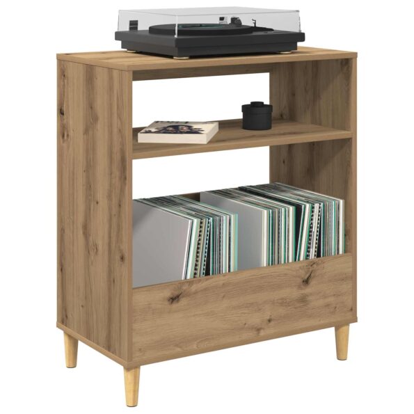 vidaXL Stojan na gramofón Dub artisan 71 x 39,5 x 83 cm – Obrázok 3