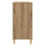 vidaXL Stojan na gramofón Dub artisan 71 x 39,5 x 83 cm – Obrázok 5