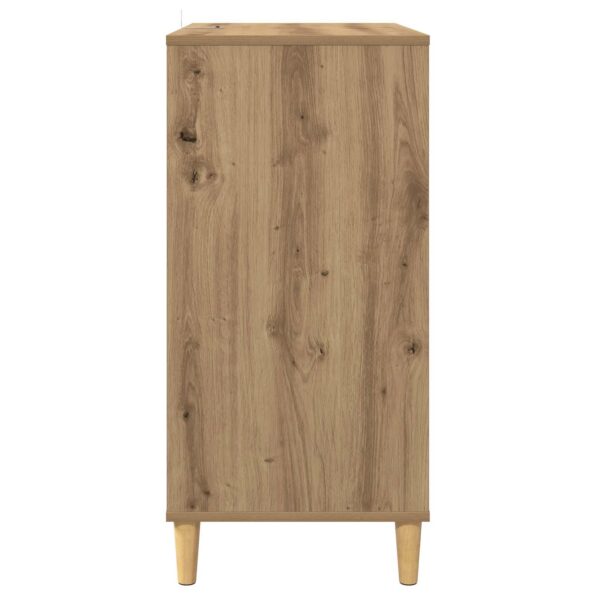 vidaXL Stojan na gramofón Dub artisan 71 x 39,5 x 83 cm – Obrázok 5