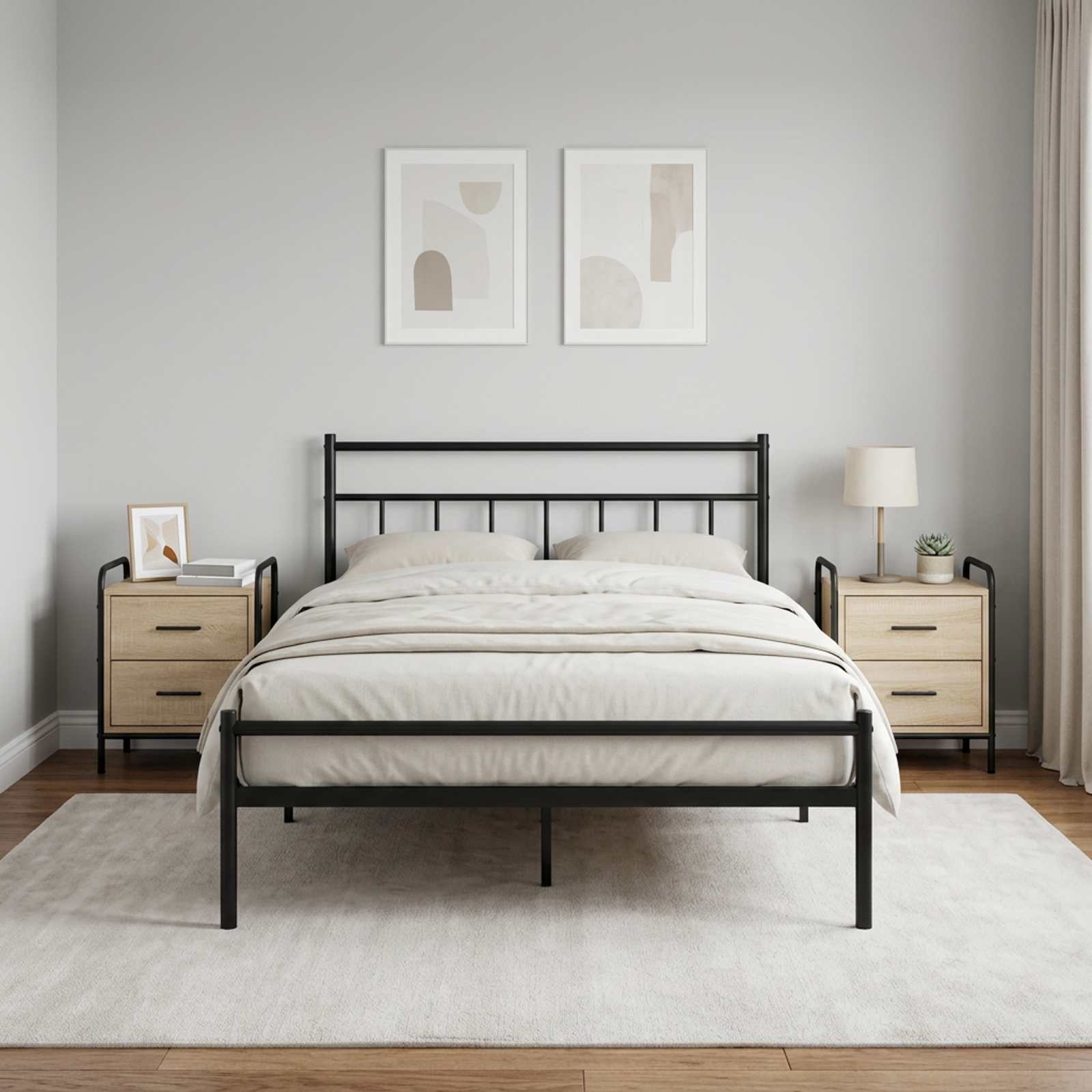 8013485_1.jpg vidaXL Nočný stolík 2 ks Dub sonoma 40 x 30 x 50 cm Kompozitné drevo – Obrázok 1