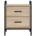 vidaXL Nočný stolík 2 ks Dub sonoma 40 x 30 x 50 cm Kompozitné drevo – Obrázok 4