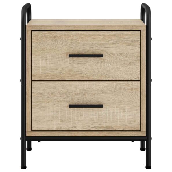 vidaXL Nočný stolík 2 ks Dub sonoma 40 x 30 x 50 cm Kompozitné drevo – Obrázok 4