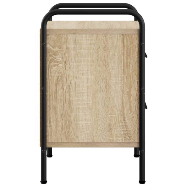 vidaXL Nočný stolík 2 ks Dub sonoma 40 x 30 x 50 cm Kompozitné drevo – Obrázok 5