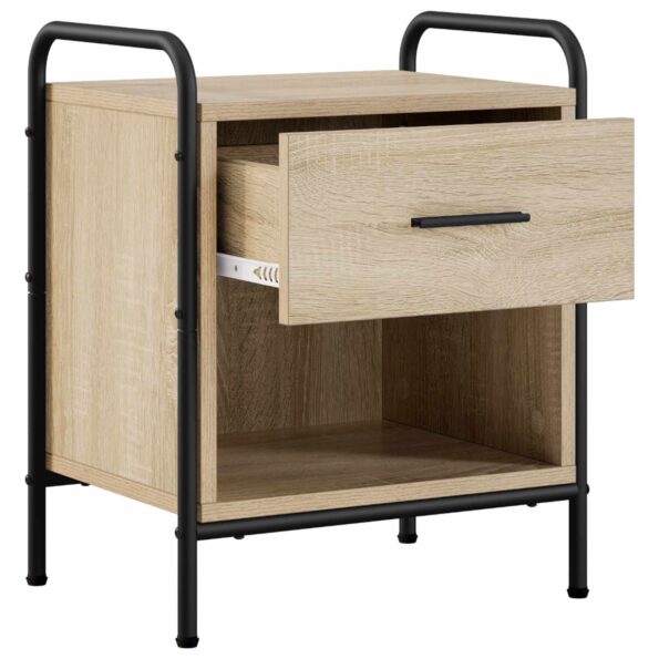 vidaXL Nočný stolík Dub sonoma 40 x 30 x 50 cm Kompozitné drevo – Obrázok 2