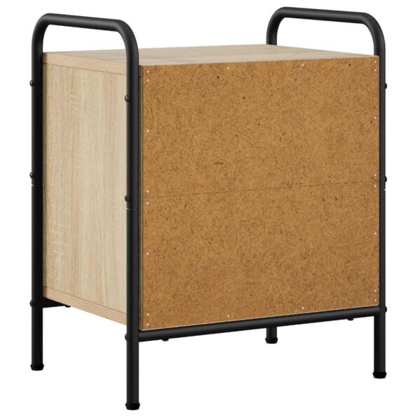 vidaXL Nočný stolík Dub sonoma 40 x 30 x 50 cm Kompozitné drevo – Obrázok 5
