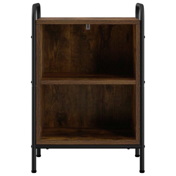 vidaXL Nočný stolík Dymový dub 40 x 30 x 60 cm Kompozitné drevo – Obrázok 2