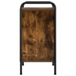 vidaXL Nočný stolík Dymový dub 40 x 30 x 60 cm Kompozitné drevo – Obrázok 3