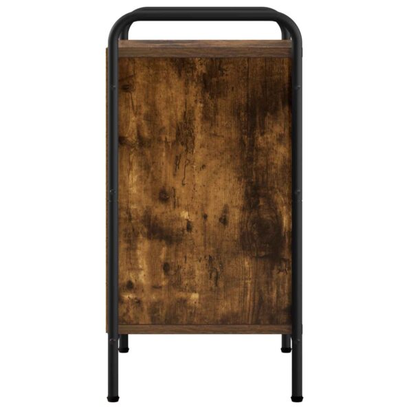 vidaXL Nočný stolík Dymový dub 40 x 30 x 60 cm Kompozitné drevo – Obrázok 3