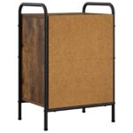 vidaXL Nočný stolík Dymový dub 40 x 30 x 60 cm Kompozitné drevo – Obrázok 4