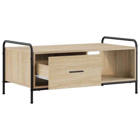 vidaXL Konferenčný stolík Dub sonoma 90 x 49 x 41 cm Kompozitné drevo – Obrázok 2