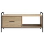 vidaXL Konferenčný stolík Dub sonoma 90 x 49 x 41 cm Kompozitné drevo – Obrázok 3