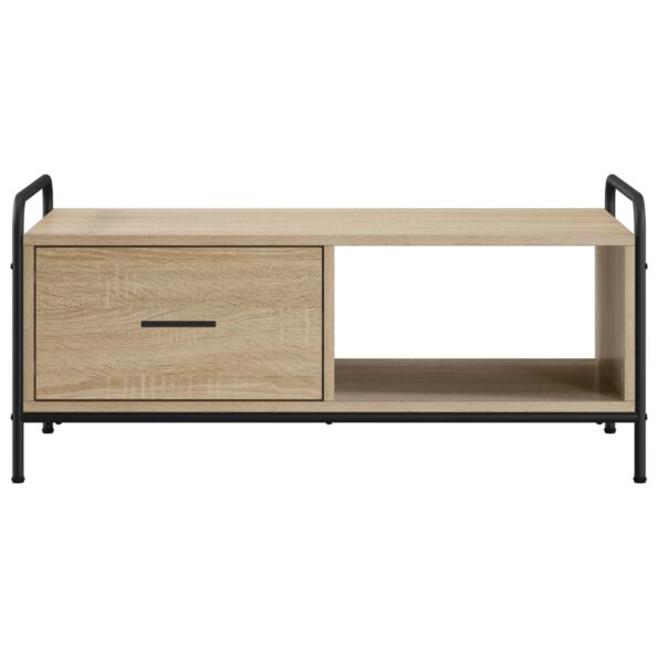 vidaXL Konferenčný stolík Dub sonoma 90 x 49 x 41 cm Kompozitné drevo – Obrázok 3