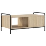 vidaXL Konferenčný stolík Dub sonoma 90 x 49 x 41 cm Kompozitné drevo – Obrázok 5