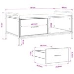 vidaXL Konferenčný stolík Dub sonoma 90 x 49 x 41 cm Kompozitné drevo – Obrázok 9