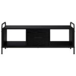 vidaXL Konferenčný stolík Čierny dub 99,5 x 49 x 41 cm – Obrázok 3