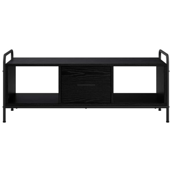 vidaXL Konferenčný stolík Čierny dub 99,5 x 49 x 41 cm – Obrázok 3