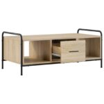 vidaXL Konferenčný stolík Dub sonoma 99,5 x 49 x 41 cm – Obrázok 2